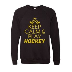 Unisex Sponge Fleece Raglan Crewneck Sweatshirt Thumbnail