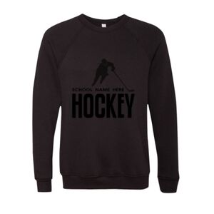 Unisex Sponge Fleece Raglan Crewneck Sweatshirt Thumbnail