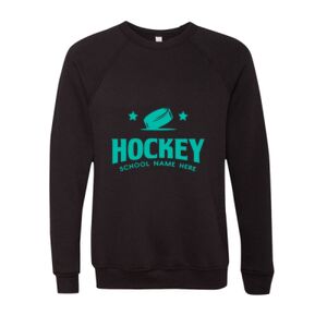 Unisex Sponge Fleece Raglan Crewneck Sweatshirt Thumbnail