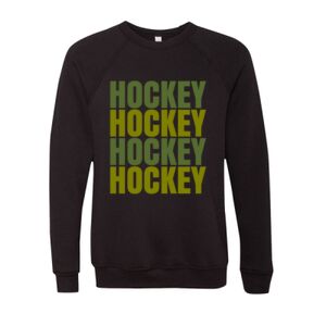Unisex Sponge Fleece Raglan Crewneck Sweatshirt Thumbnail