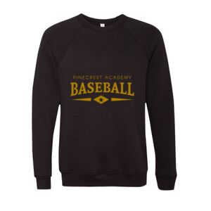 Unisex Sponge Fleece Raglan Crewneck Sweatshirt Thumbnail