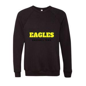 Unisex Sponge Fleece Raglan Crewneck Sweatshirt Thumbnail