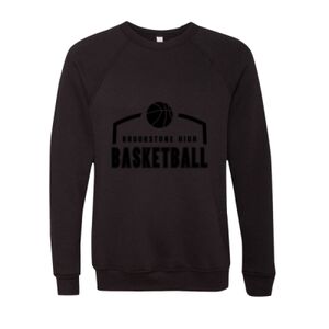 Unisex Sponge Fleece Raglan Crewneck Sweatshirt Thumbnail
