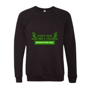 Unisex Sponge Fleece Raglan Crewneck Sweatshirt Thumbnail