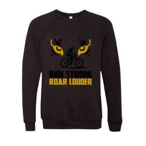 Unisex Sponge Fleece Raglan Crewneck Sweatshirt Thumbnail