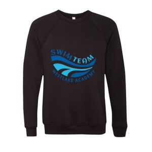 Unisex Sponge Fleece Raglan Crewneck Sweatshirt Thumbnail