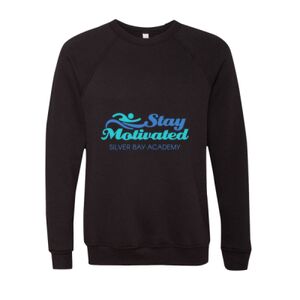 Unisex Sponge Fleece Raglan Crewneck Sweatshirt Thumbnail