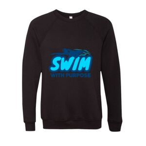 Unisex Sponge Fleece Raglan Crewneck Sweatshirt Thumbnail