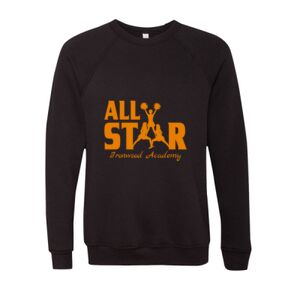 Unisex Sponge Fleece Raglan Crewneck Sweatshirt Thumbnail