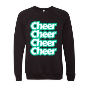 Unisex Sponge Fleece Raglan Crewneck Sweatshirt Thumbnail