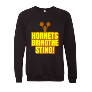 Unisex Sponge Fleece Raglan Crewneck Sweatshirt Thumbnail