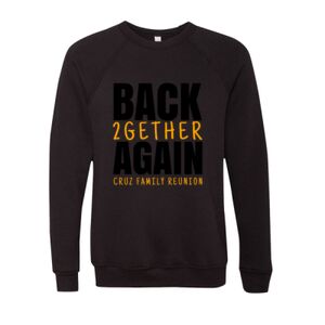 Unisex Sponge Fleece Raglan Crewneck Sweatshirt Thumbnail