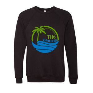 Unisex Sponge Fleece Raglan Crewneck Sweatshirt Thumbnail