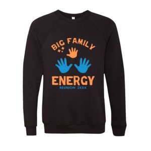 Unisex Sponge Fleece Raglan Crewneck Sweatshirt Thumbnail