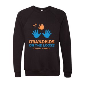 Unisex Sponge Fleece Raglan Crewneck Sweatshirt Thumbnail