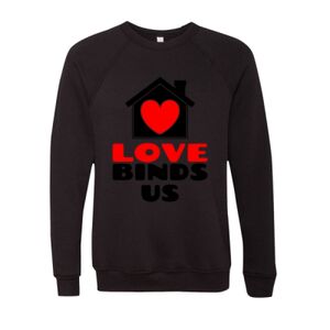 Unisex Sponge Fleece Raglan Crewneck Sweatshirt Thumbnail
