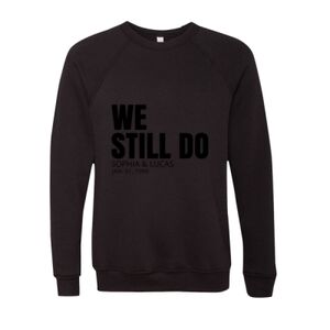 Unisex Sponge Fleece Raglan Crewneck Sweatshirt Thumbnail