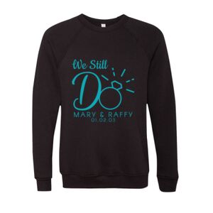 Unisex Sponge Fleece Raglan Crewneck Sweatshirt Thumbnail