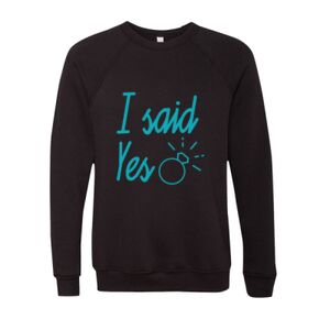 Unisex Sponge Fleece Raglan Crewneck Sweatshirt Thumbnail