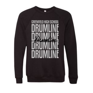 Unisex Sponge Fleece Raglan Crewneck Sweatshirt Thumbnail