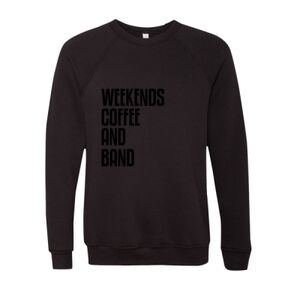 Unisex Sponge Fleece Raglan Crewneck Sweatshirt Thumbnail