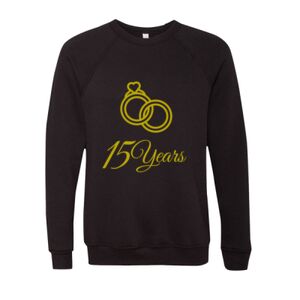 Unisex Sponge Fleece Raglan Crewneck Sweatshirt Thumbnail