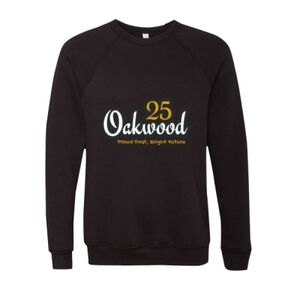 Unisex Sponge Fleece Raglan Crewneck Sweatshirt Thumbnail