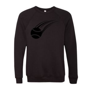 Unisex Sponge Fleece Raglan Crewneck Sweatshirt Thumbnail