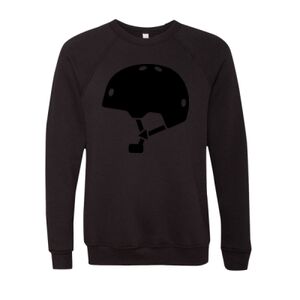 Unisex Sponge Fleece Raglan Crewneck Sweatshirt Thumbnail