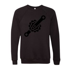 Unisex Sponge Fleece Raglan Crewneck Sweatshirt Thumbnail