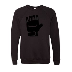 Unisex Sponge Fleece Raglan Crewneck Sweatshirt Thumbnail