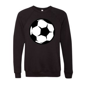 Unisex Sponge Fleece Raglan Crewneck Sweatshirt Thumbnail