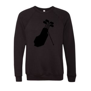 Unisex Sponge Fleece Raglan Crewneck Sweatshirt Thumbnail