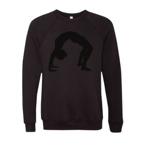 Unisex Sponge Fleece Raglan Crewneck Sweatshirt Thumbnail