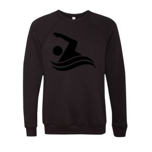 Unisex Sponge Fleece Raglan Crewneck Sweatshirt Thumbnail