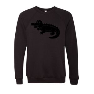 Unisex Sponge Fleece Raglan Crewneck Sweatshirt Thumbnail