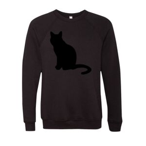 Unisex Sponge Fleece Raglan Crewneck Sweatshirt Thumbnail