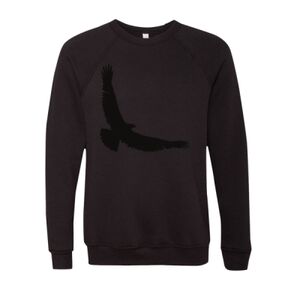 Unisex Sponge Fleece Raglan Crewneck Sweatshirt Thumbnail