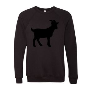 Unisex Sponge Fleece Raglan Crewneck Sweatshirt Thumbnail