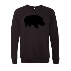 Unisex Sponge Fleece Raglan Crewneck Sweatshirt Thumbnail