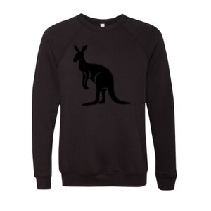 Unisex Sponge Fleece Raglan Crewneck Sweatshirt Thumbnail