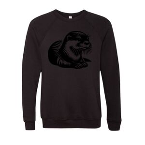 Unisex Sponge Fleece Raglan Crewneck Sweatshirt Thumbnail