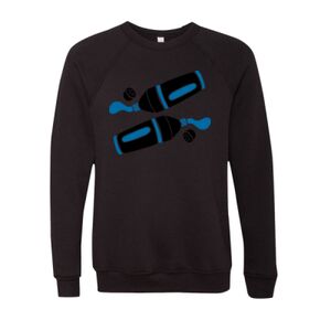 Unisex Sponge Fleece Raglan Crewneck Sweatshirt Thumbnail