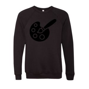 Unisex Sponge Fleece Raglan Crewneck Sweatshirt Thumbnail