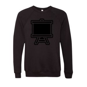 Unisex Sponge Fleece Raglan Crewneck Sweatshirt Thumbnail