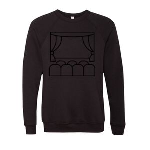 Unisex Sponge Fleece Raglan Crewneck Sweatshirt Thumbnail