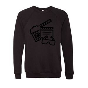 Unisex Sponge Fleece Raglan Crewneck Sweatshirt Thumbnail