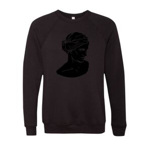 Unisex Sponge Fleece Raglan Crewneck Sweatshirt Thumbnail