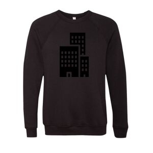 Unisex Sponge Fleece Raglan Crewneck Sweatshirt Thumbnail
