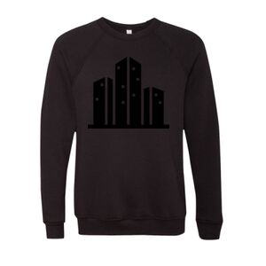 Unisex Sponge Fleece Raglan Crewneck Sweatshirt Thumbnail
